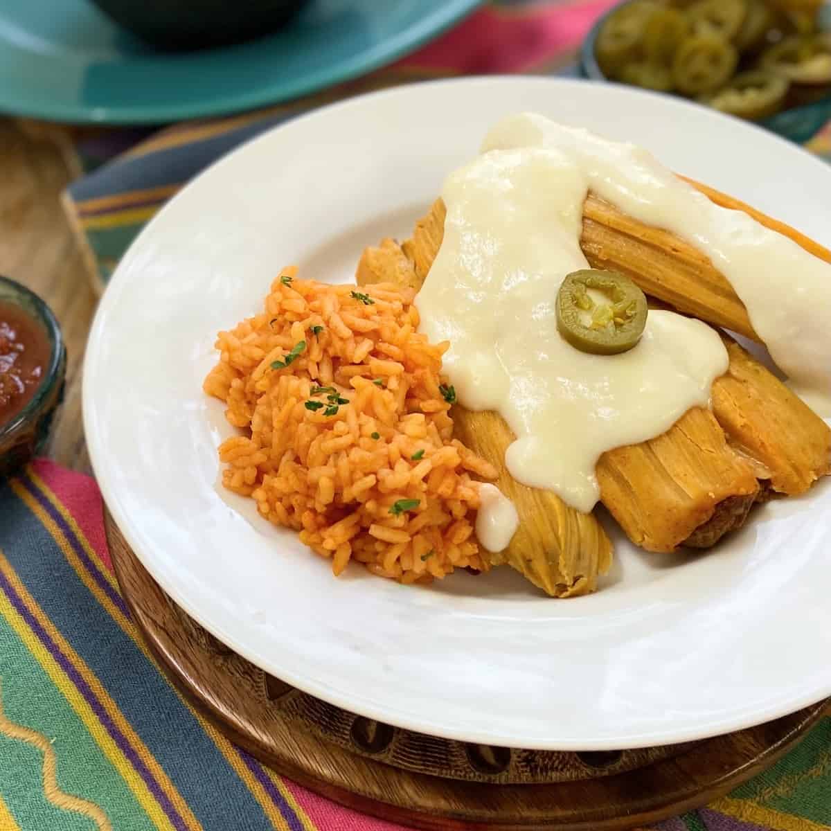 Coconut Shrimp Tamales