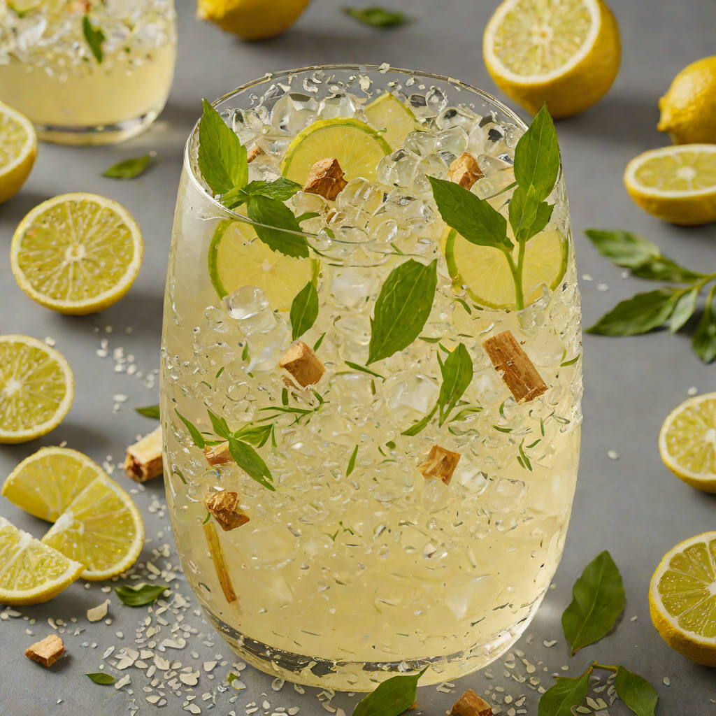 Ginger-Lemongrass Sparkling Cooler