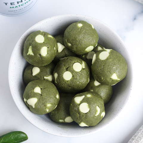 No-Bake Matcha White Chocolate Energy Bites