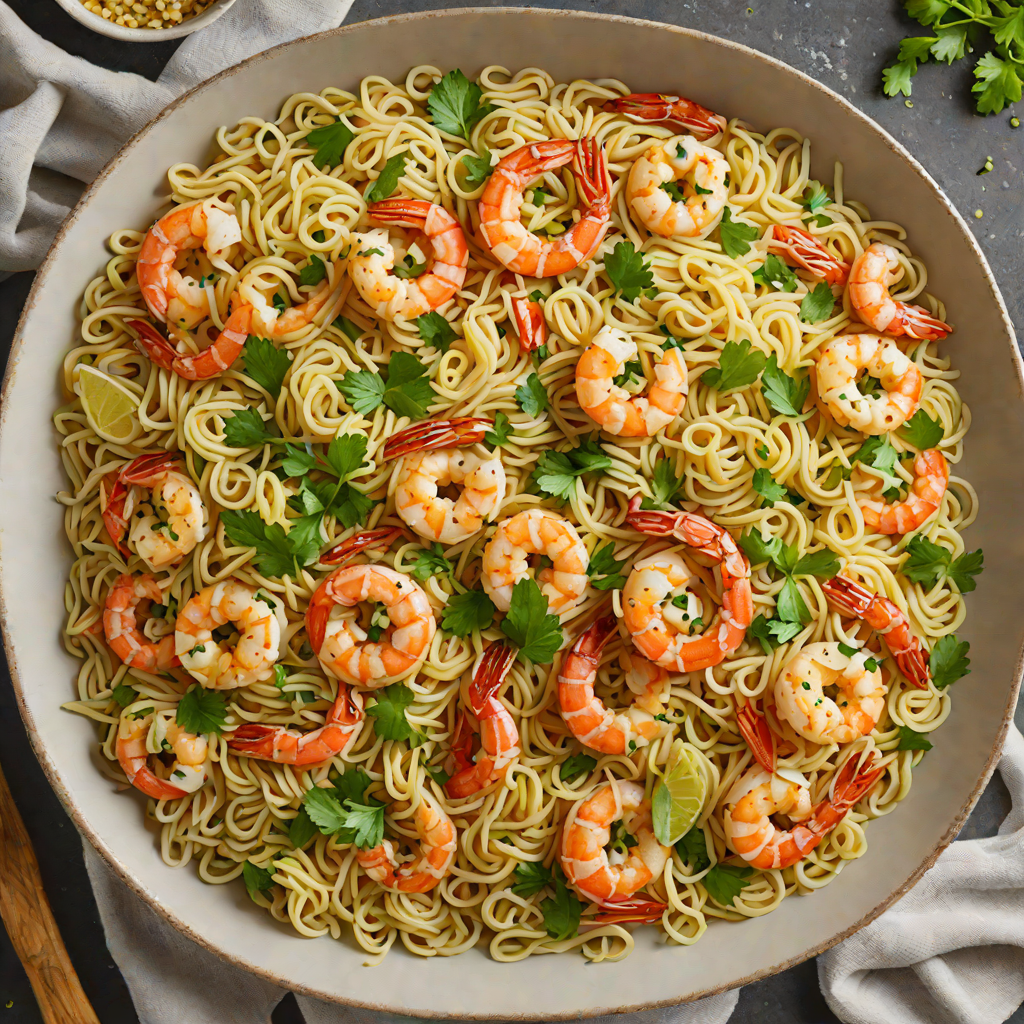 One-Pot Garlic Butter Shrimp and Parmesan Orzo