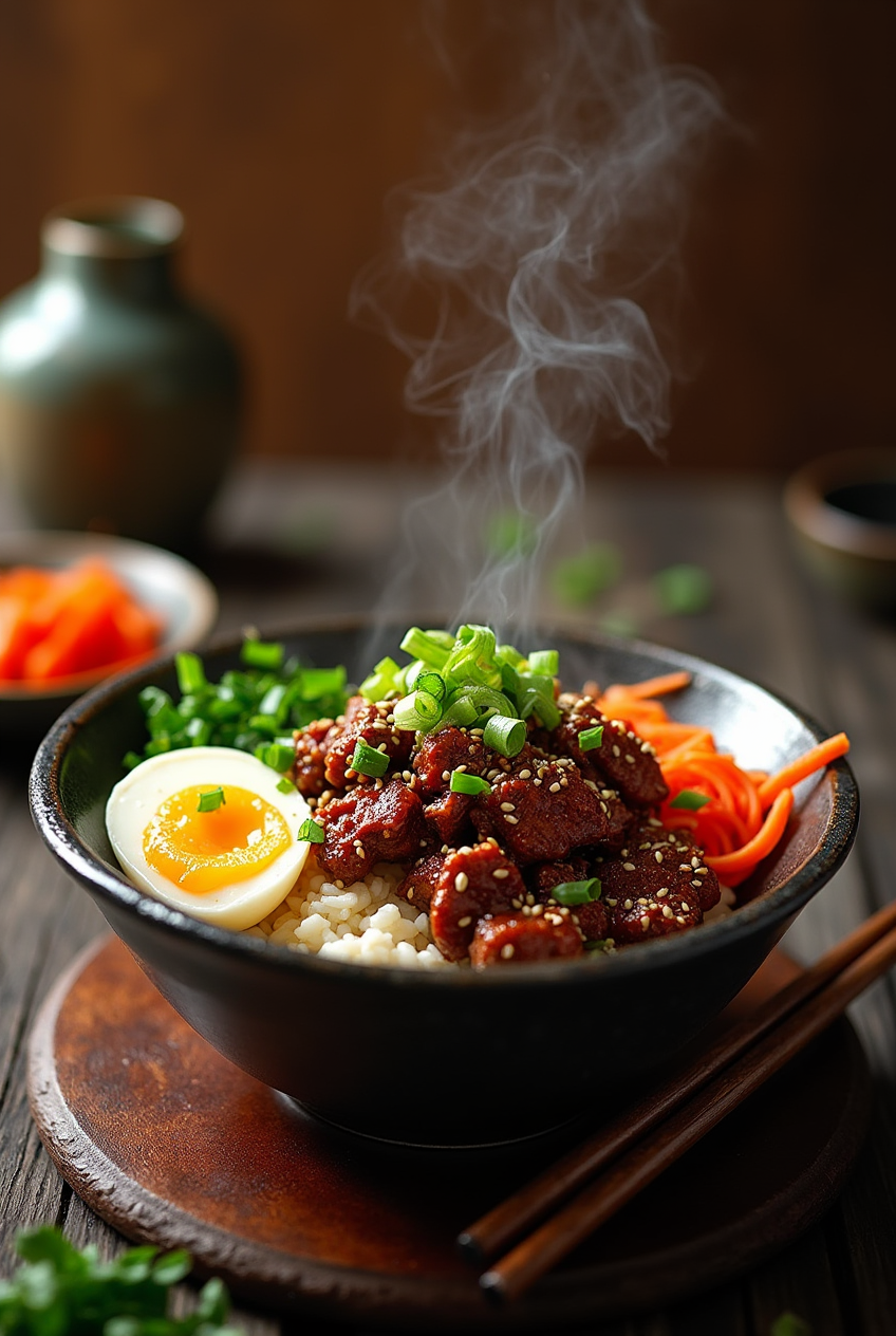 Spicy Korean-Inspired Beef Stir-Fry with Gochujang and Sesame