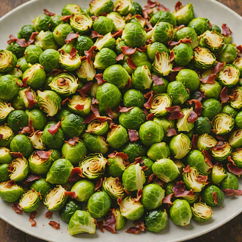 Sautéed Brussels Sprouts with Apple and Bacon