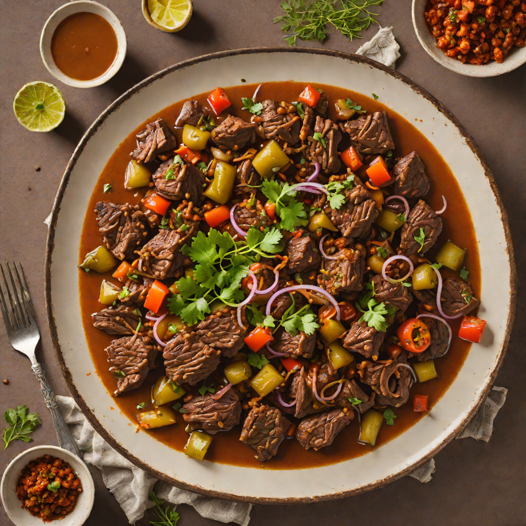 Slow-Cooked Ethiopian Lamb Tibs with Onions and Berbere