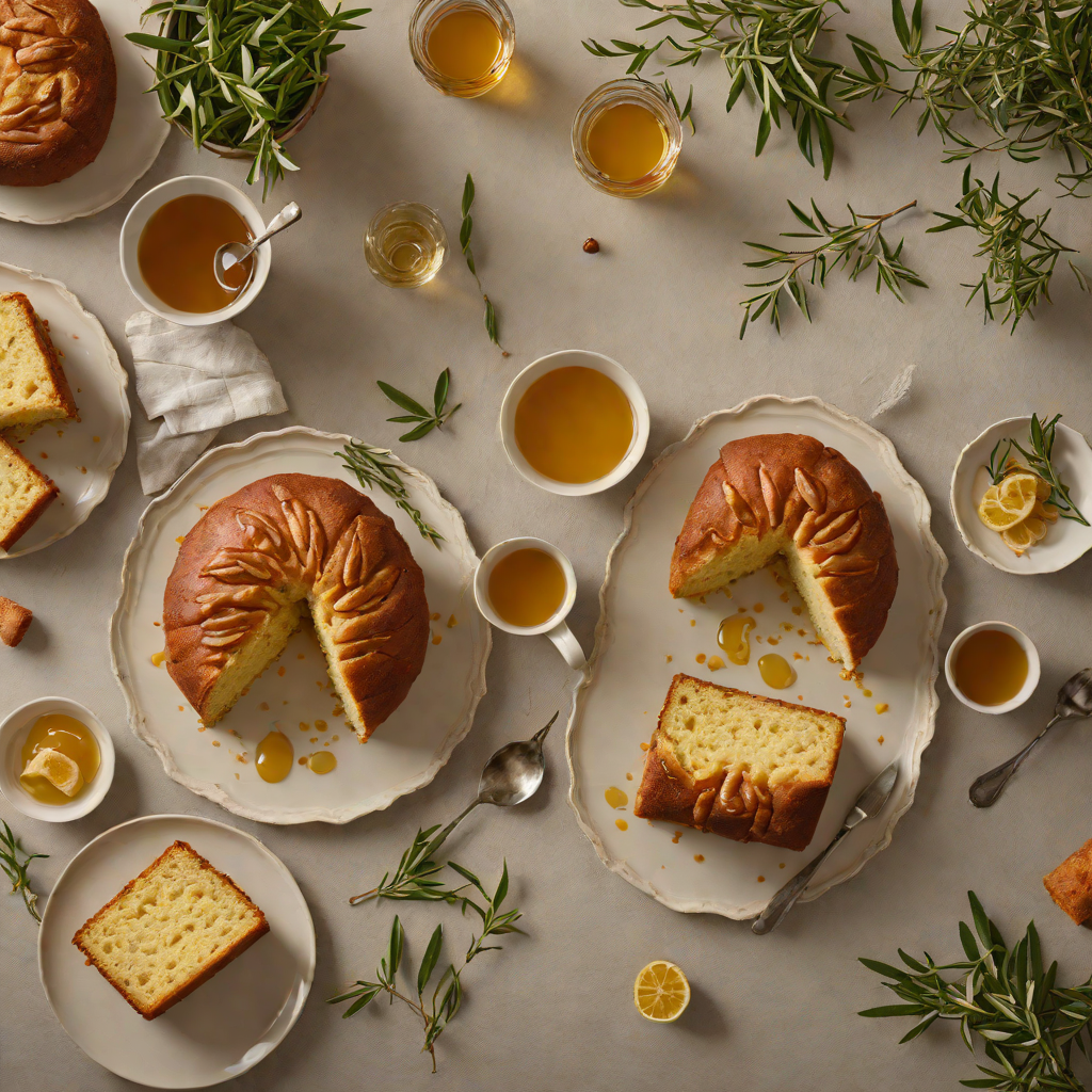 Rustic Olive Oil and Honey Pound Cake