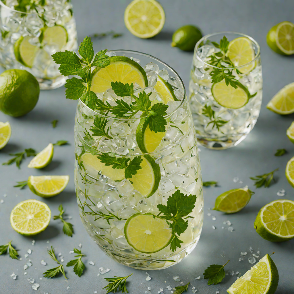 Herb-Infused Gin and Tonic Smash