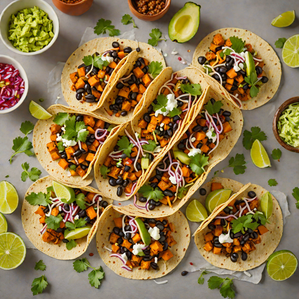 Southwest-Spiced Sweet Potato and Black Bean Tacos