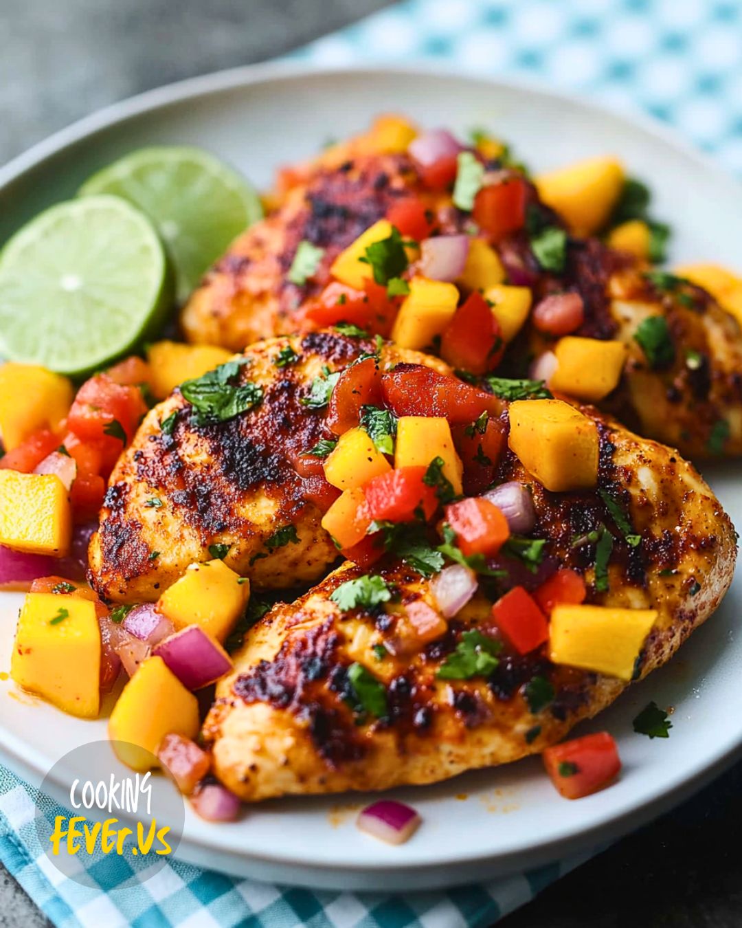 Budget-Friendly Grilled Chicken with Mango Salsa