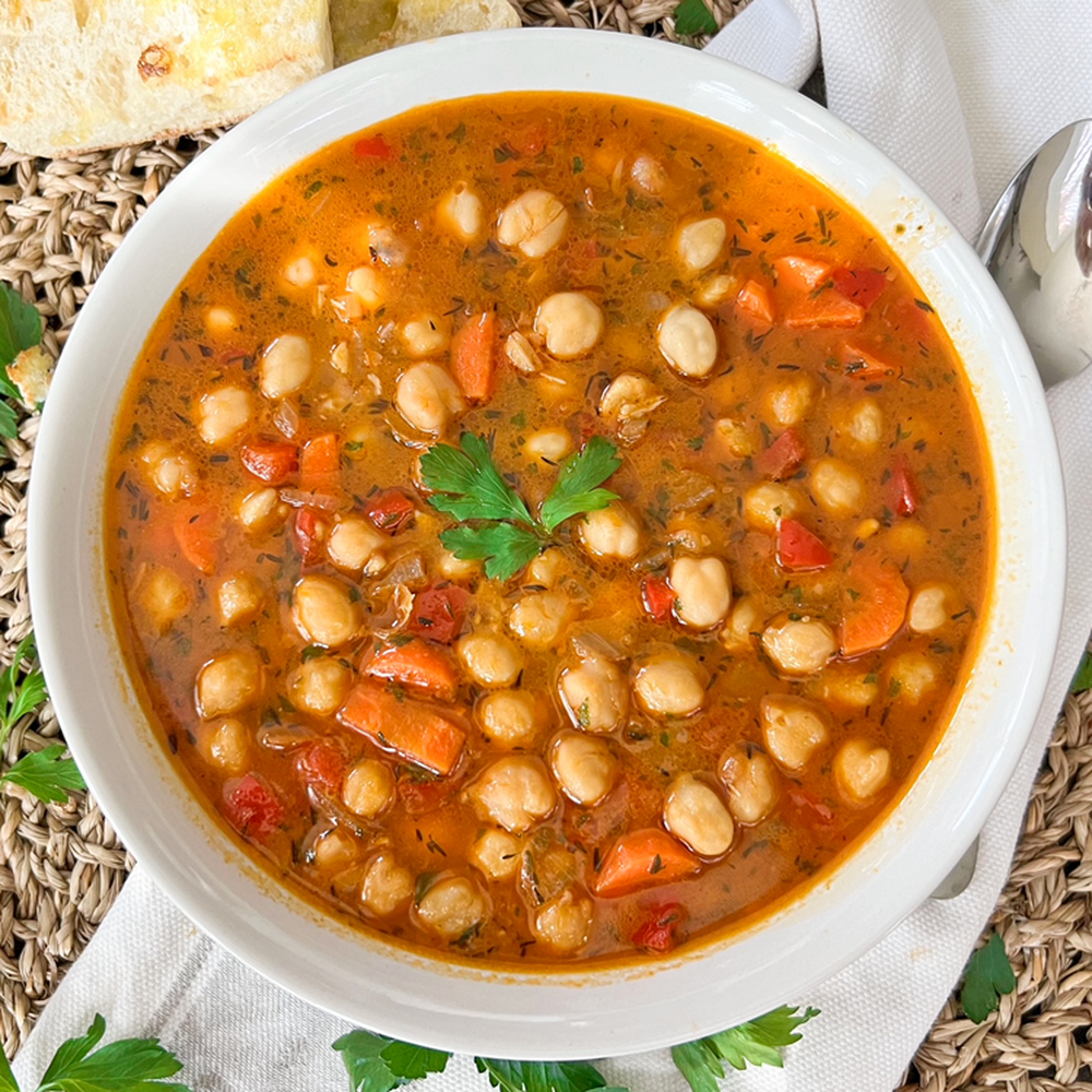 Spanish-Style Chickpea Soup