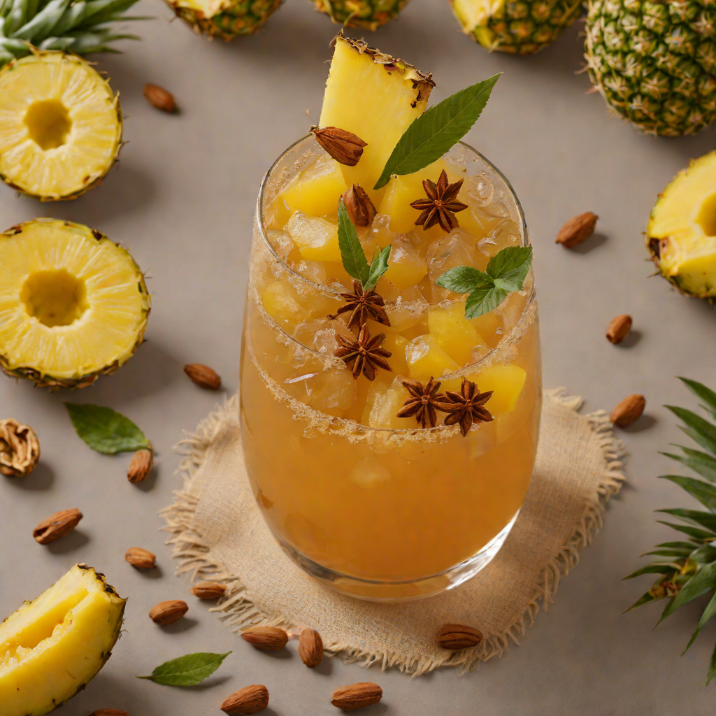 Spiced Tropical Elixir with Tamarind and Pineapple