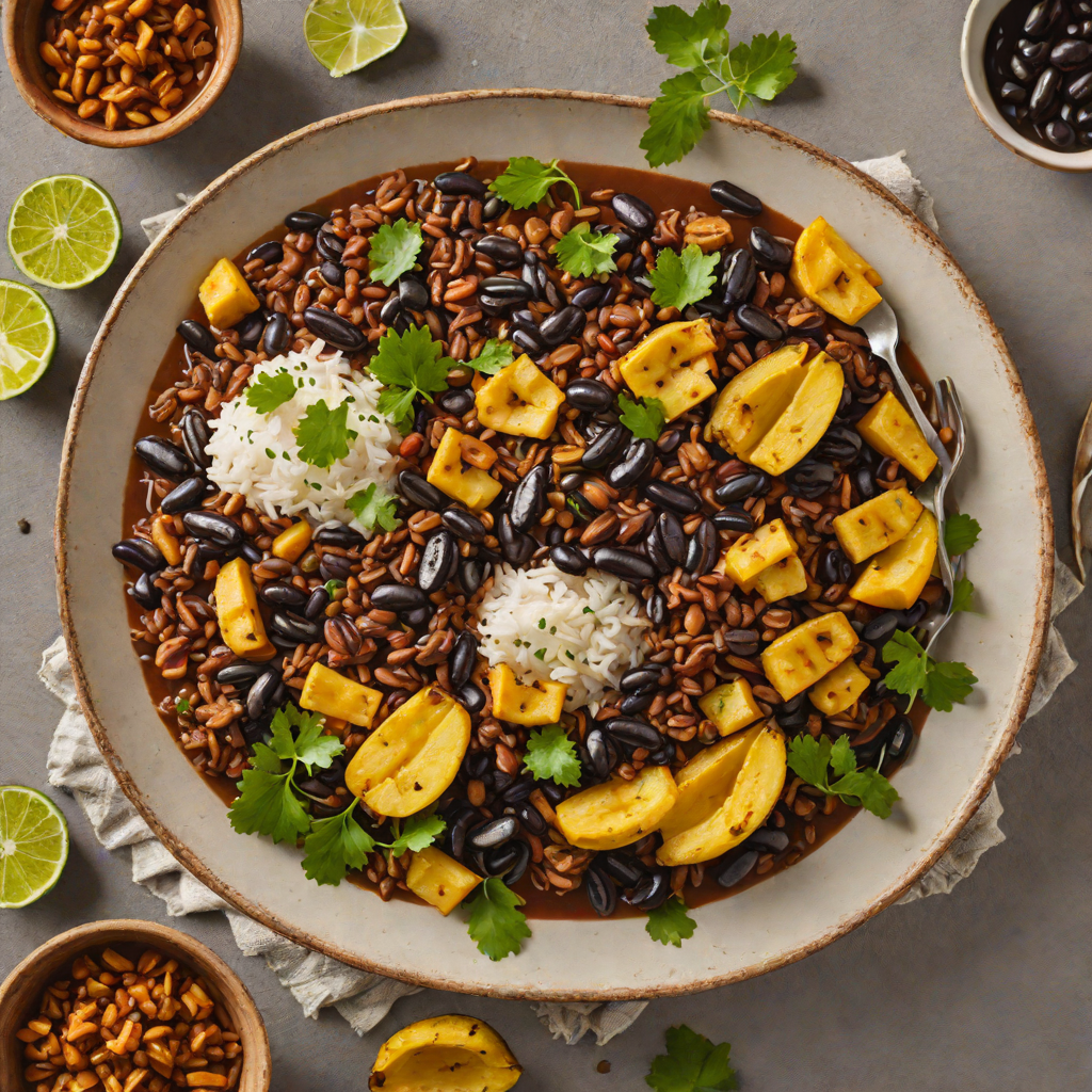 Slow-Cooked Pabellón Criollo with Black Beans and Plantains