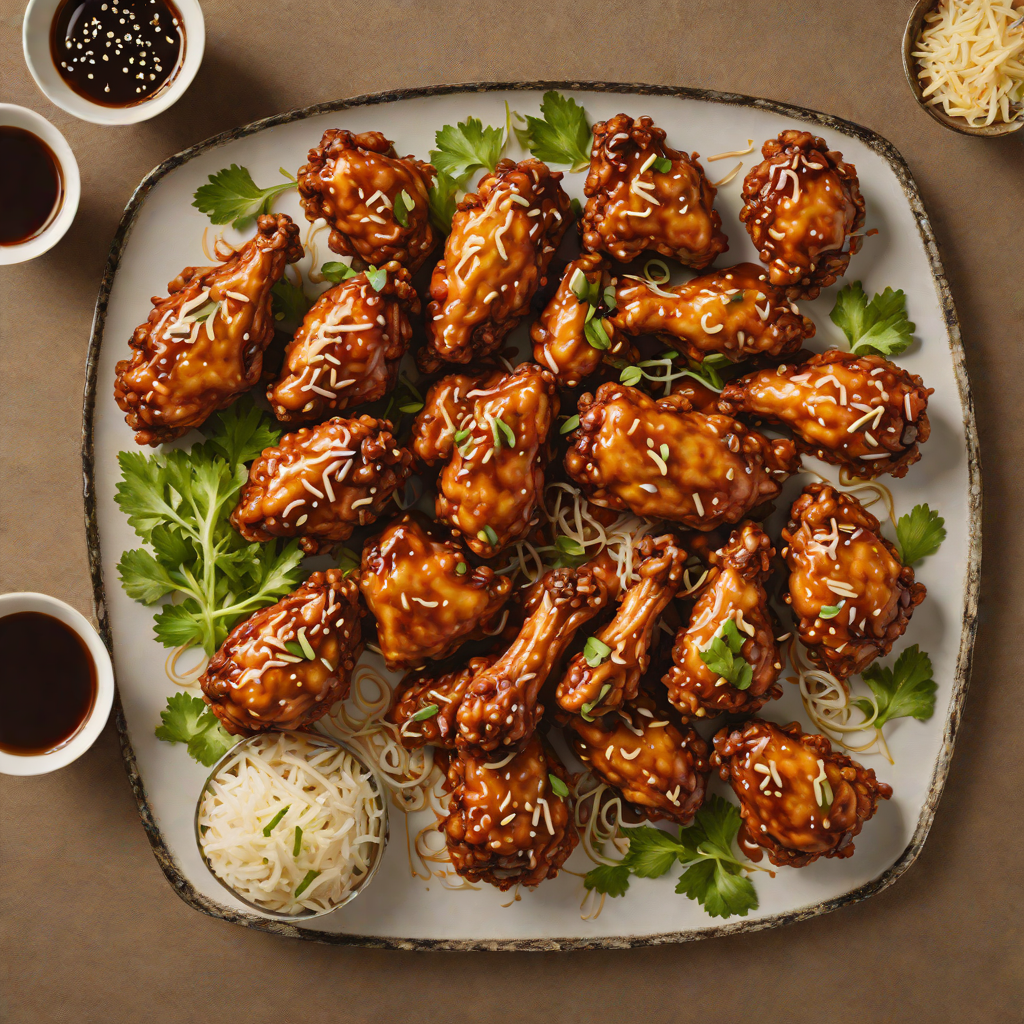 Korean Twice-Fried Chicken with Garlic Soy Glaze