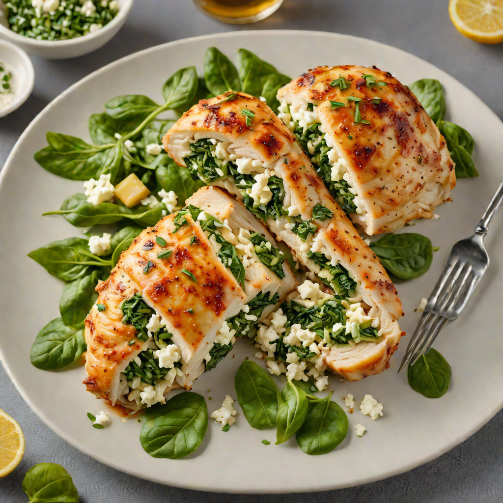 Hidden Door-Inspired Spinach and Feta Stuffed Chicken Breast