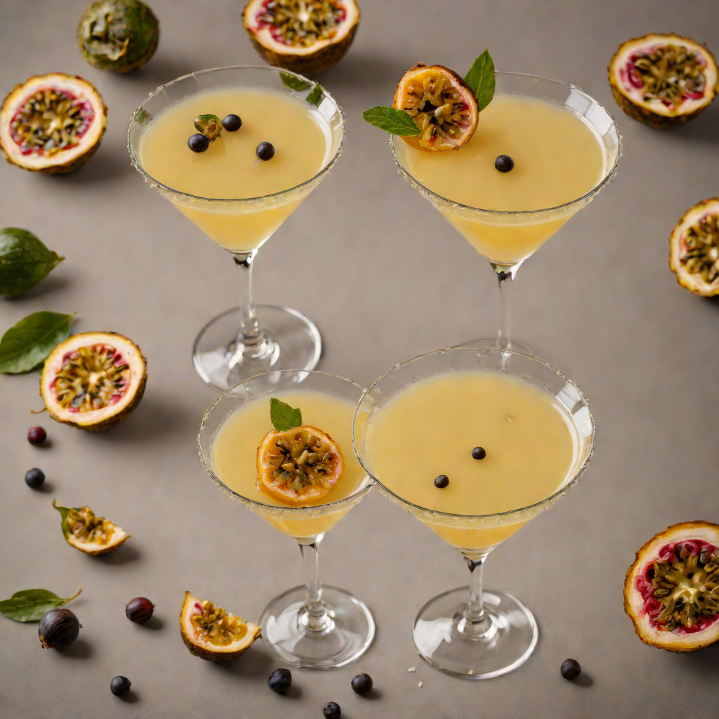 Classic Porn Star Martini with Passionfruit and Vanilla