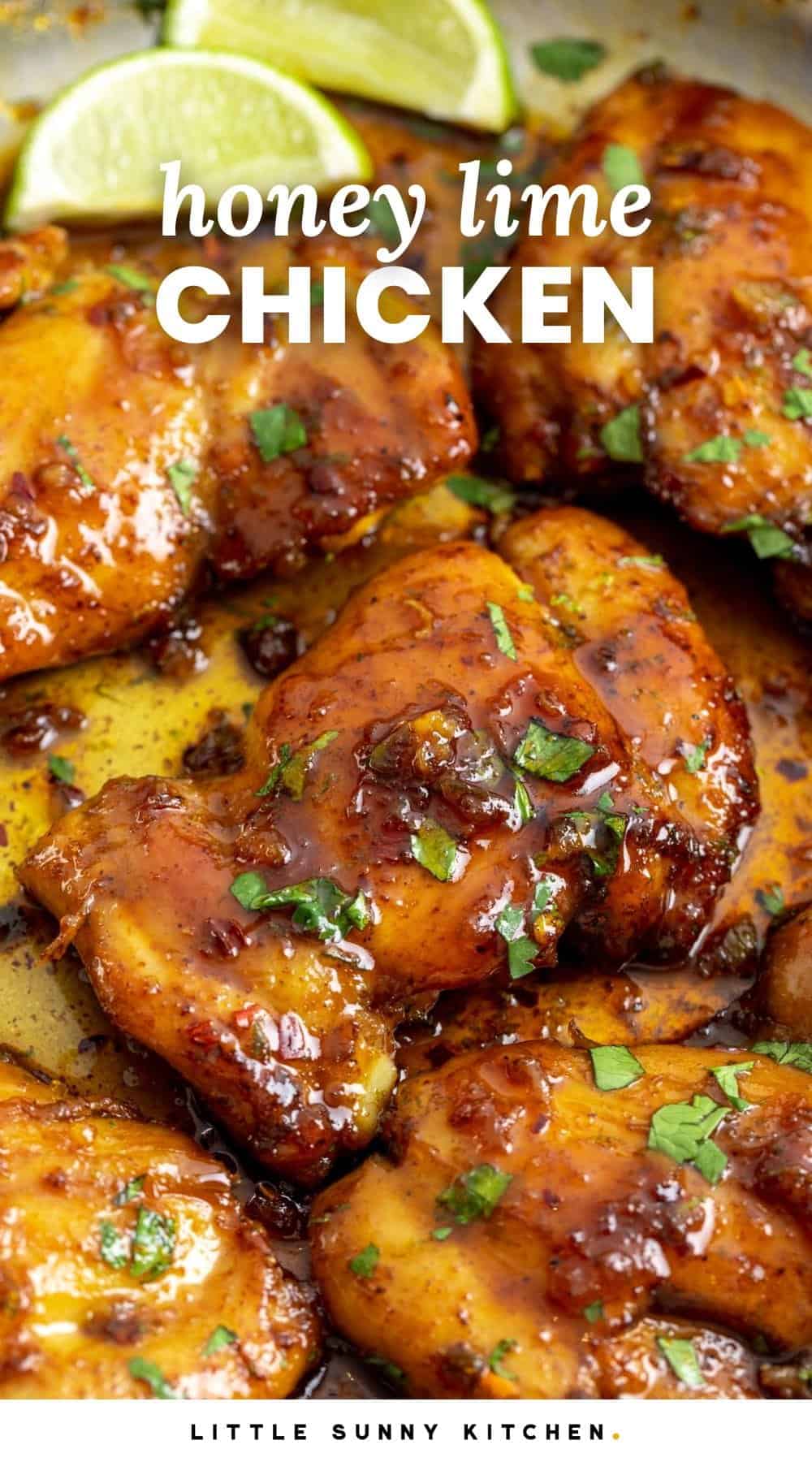 Honey-Lime Glazed Chicken with Cucumber Salad