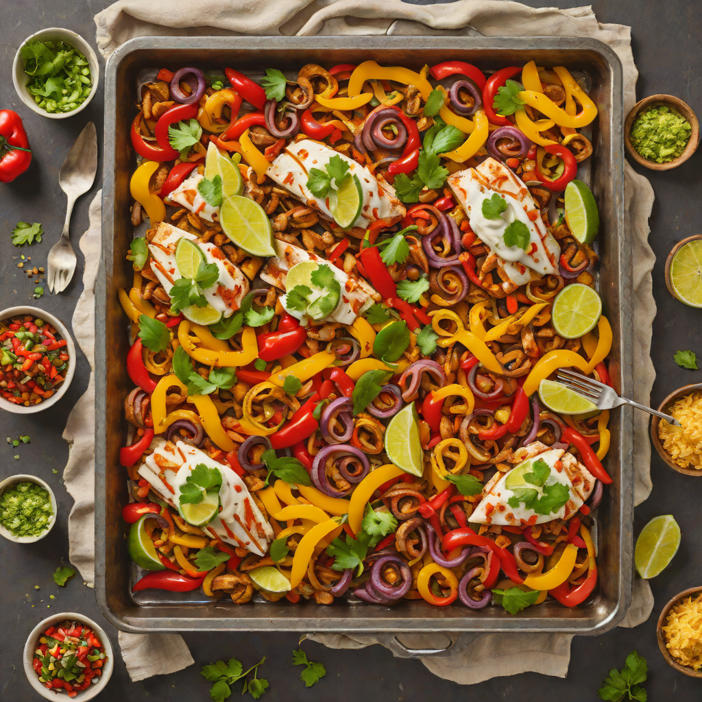 Tex-Mex Sheet Pan Fajita Chicken with Bell Peppers