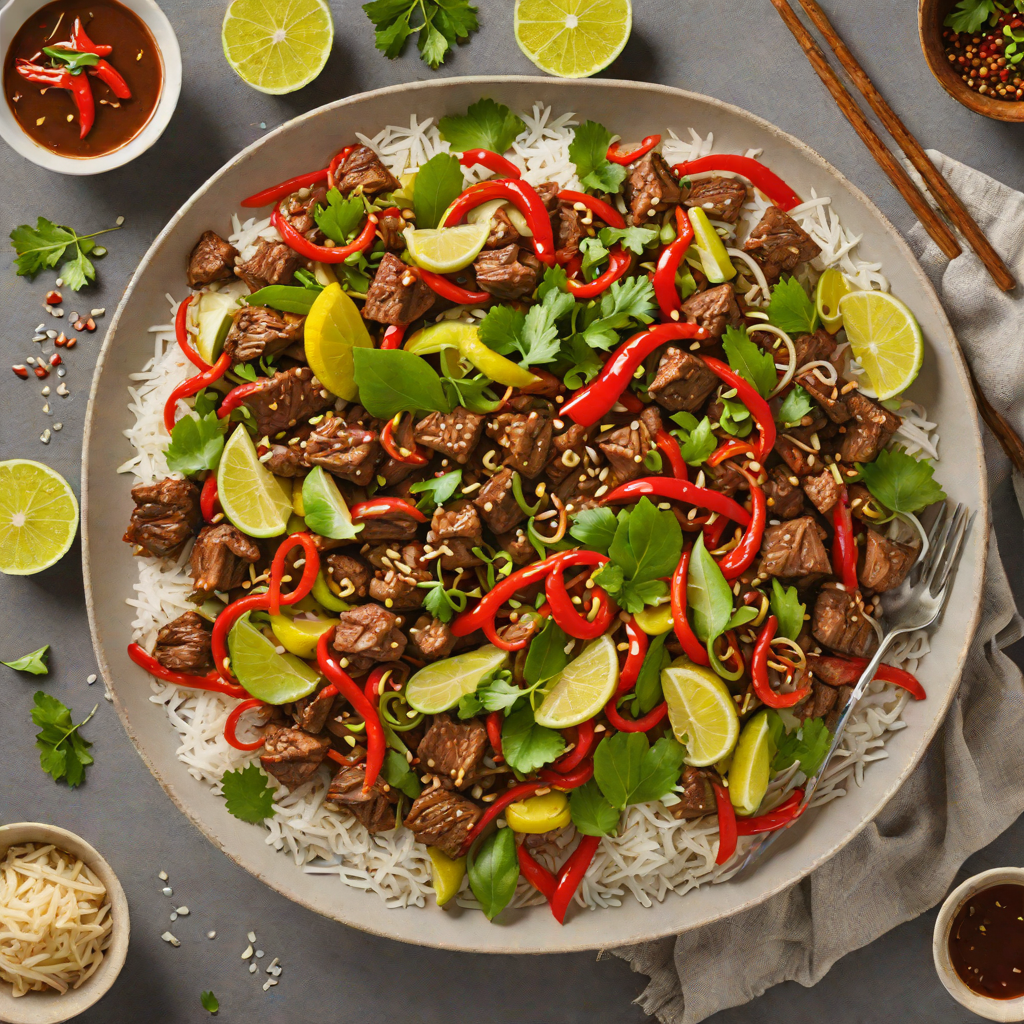 Lemongrass Beef Stir-Fry with Garlic and Chili