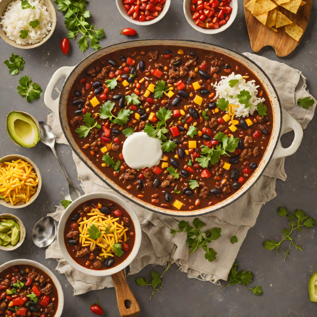 One-Pan Texan Beef and Black Bean Chili
