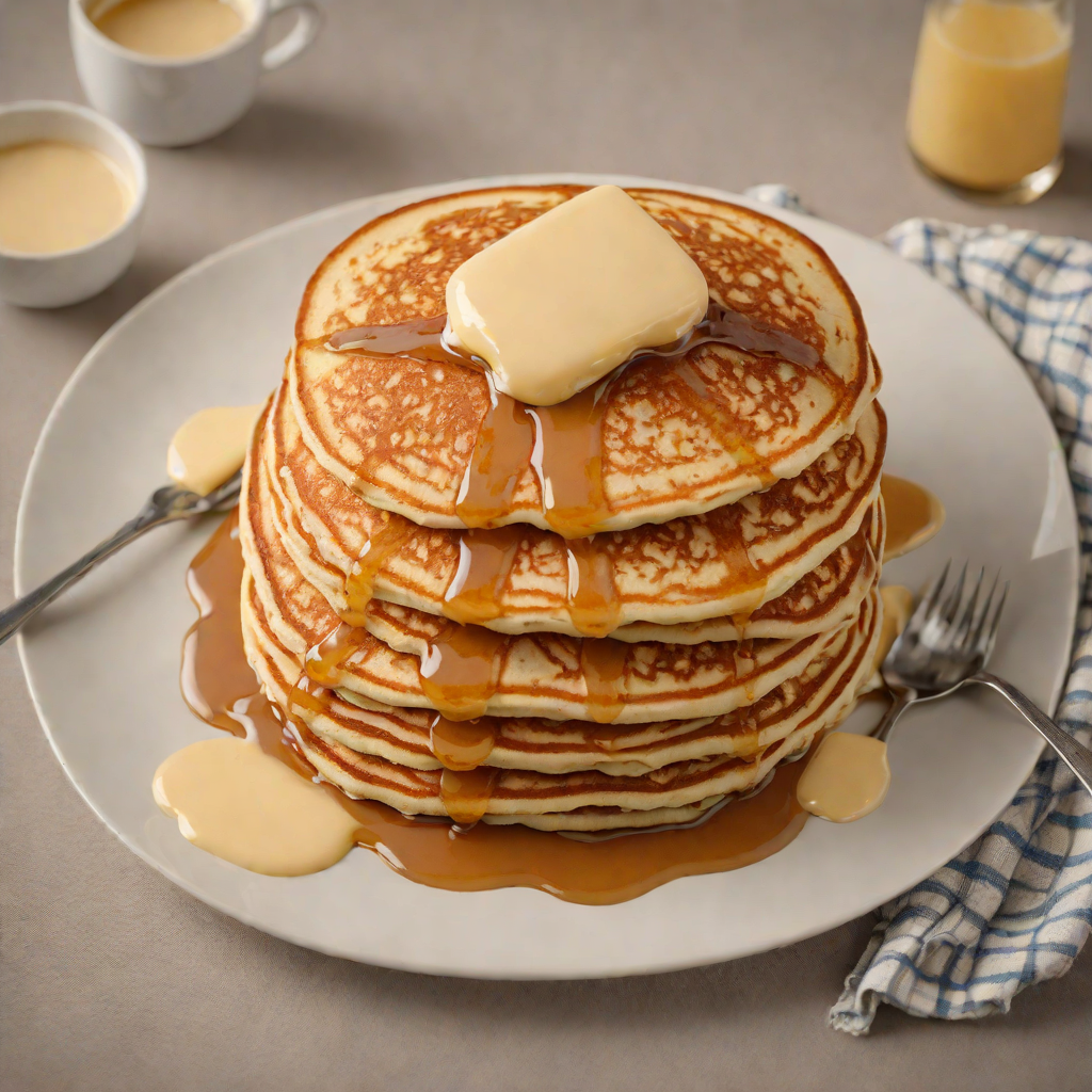 Gluten-Free Buttermilk Pancakes with Maple Butter
