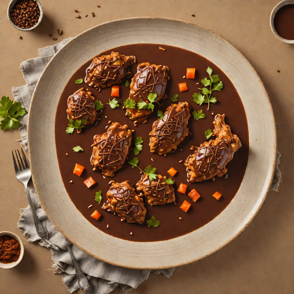 Slow-Cooked Chicken Mole Negro with Toasted Chocolate