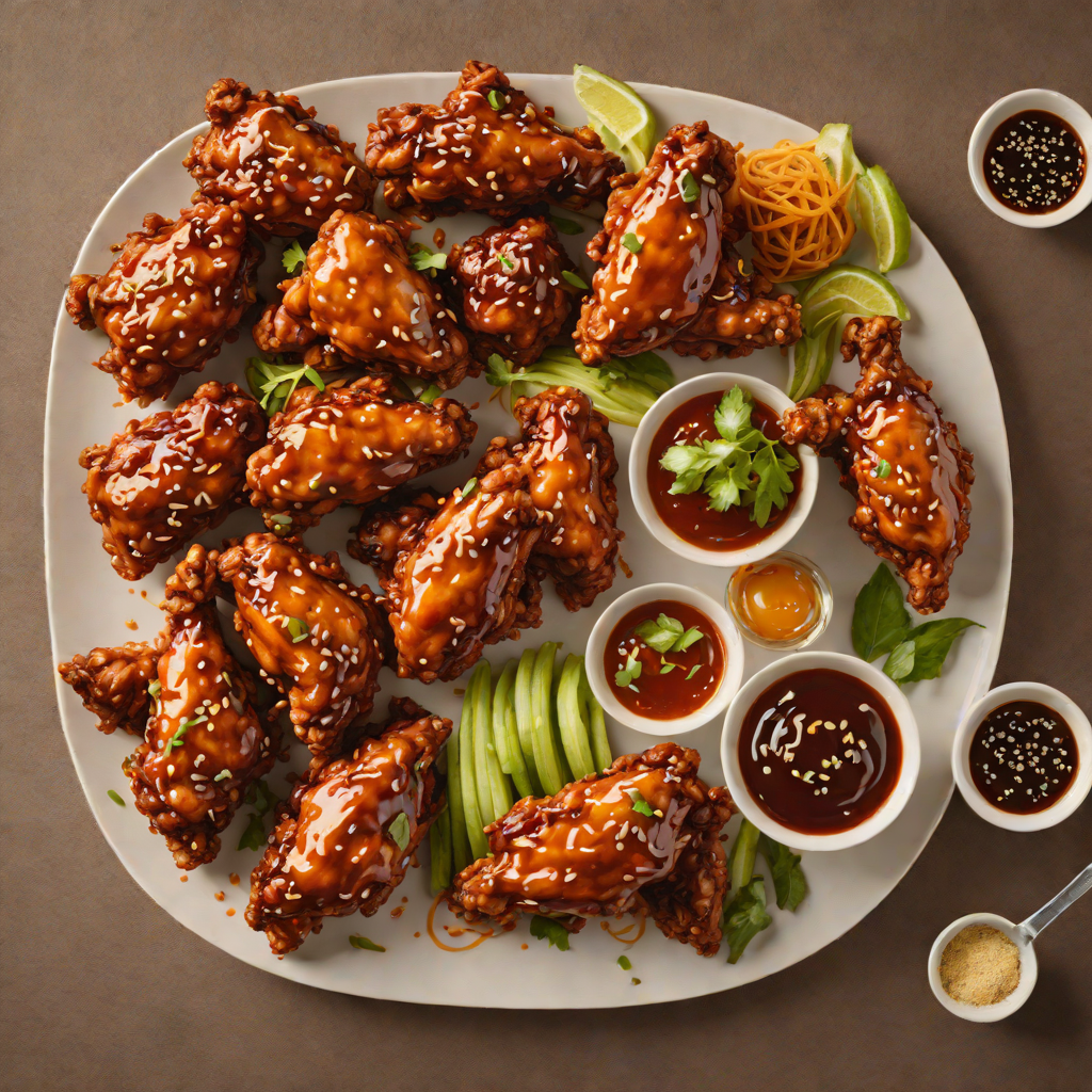 Korean Double-Fried Chicken with Spicy Soy-Garlic Glaze