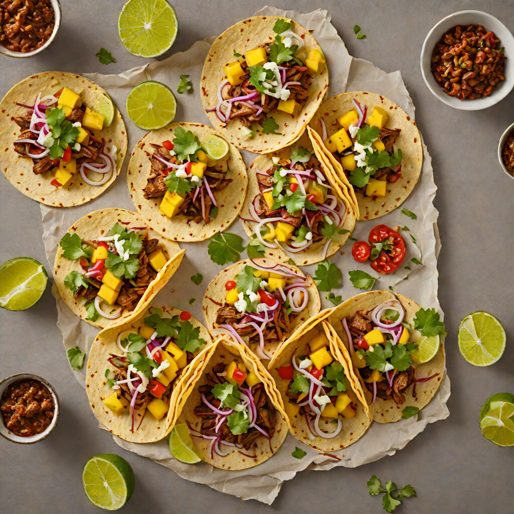 Grilled Pineapple and Jerk-Spiced Pork Shoulder Tacos