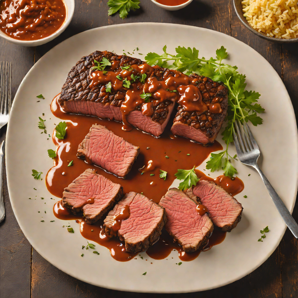 Pan-Seared Texas Beef with Smoky Chipotle Sauce