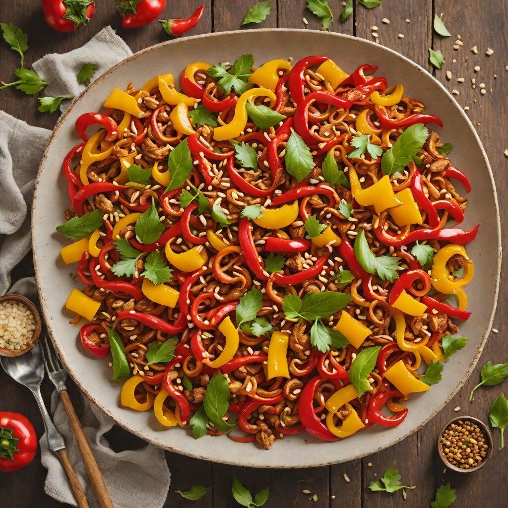Spicy Chili-Garlic Stir Fry with Bell Peppers