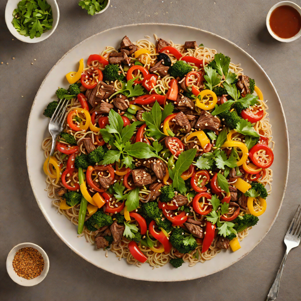 Smoky Kangaroo Stir-Fry with Wattleseed and Bush Tomato