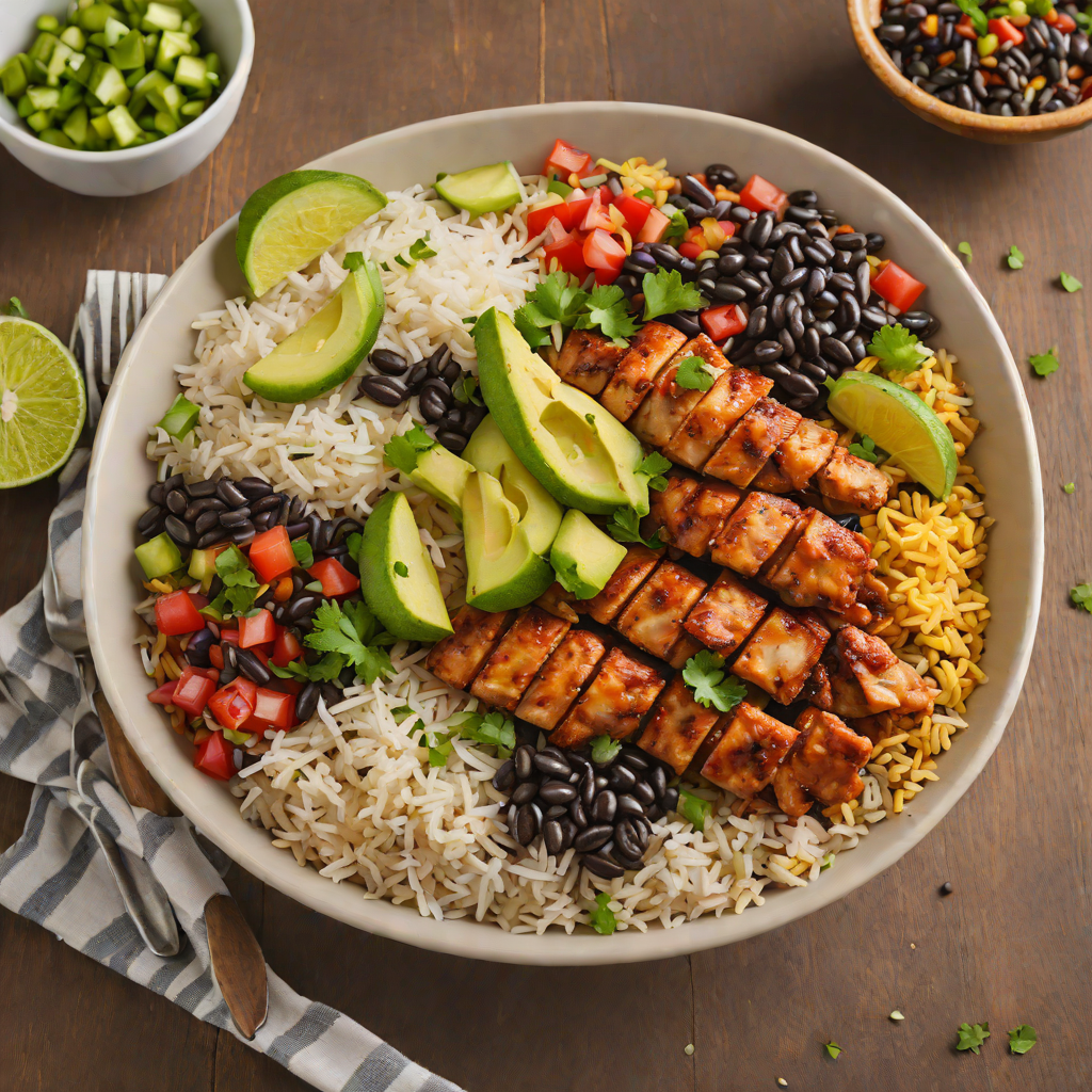 Tex-Mex Chicken and Black Bean Rice Bowl