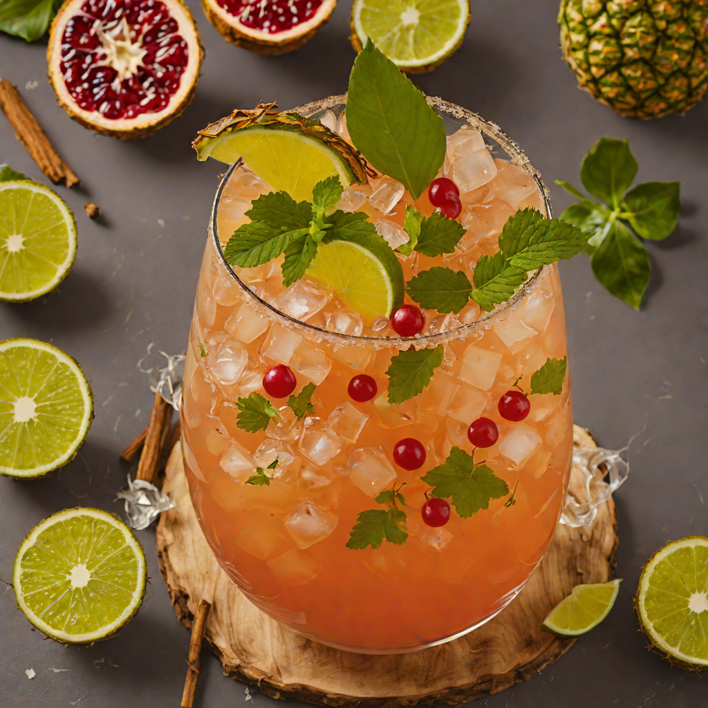 Spiced Tropical Tiki Punch