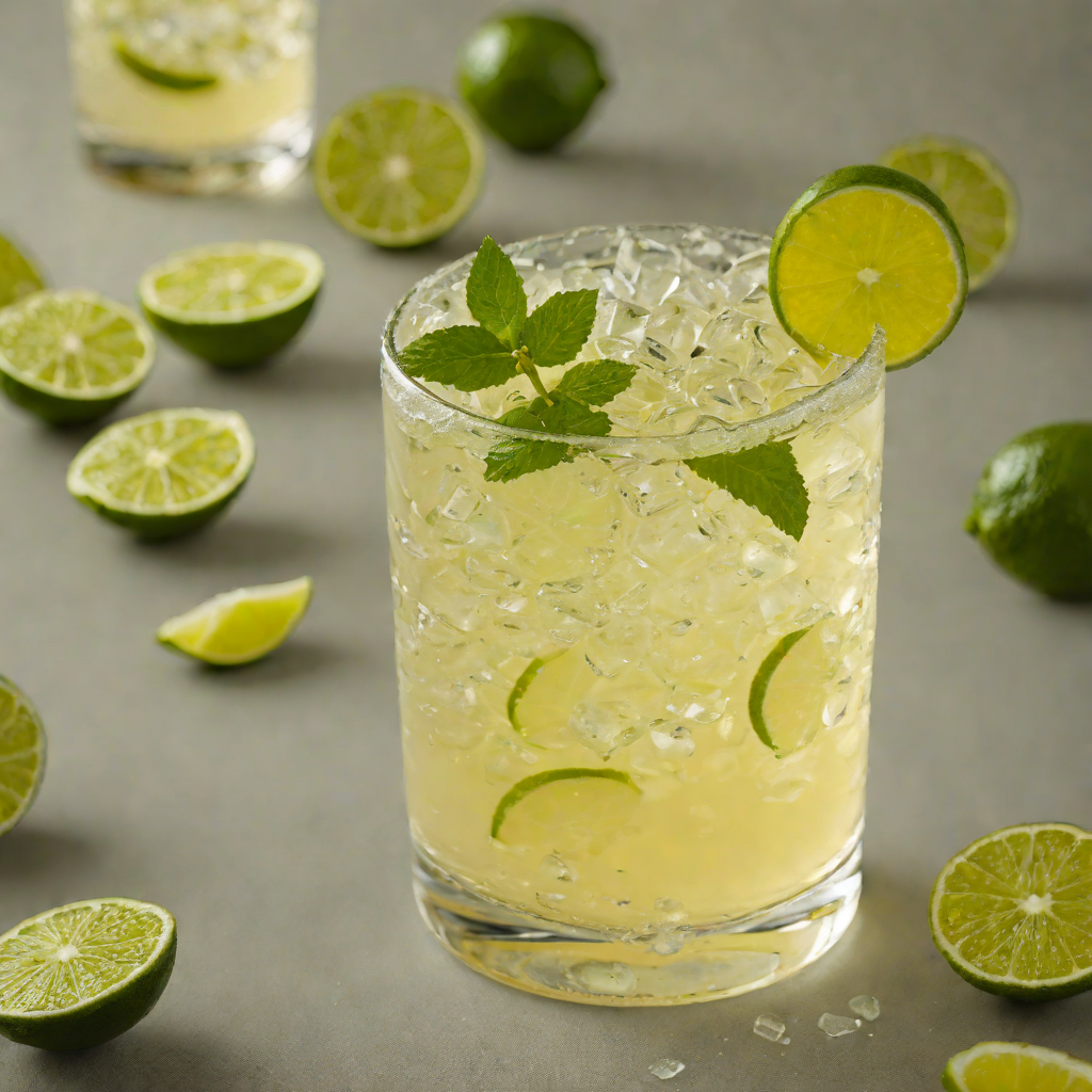 Honey-Lime Tequila Fizz