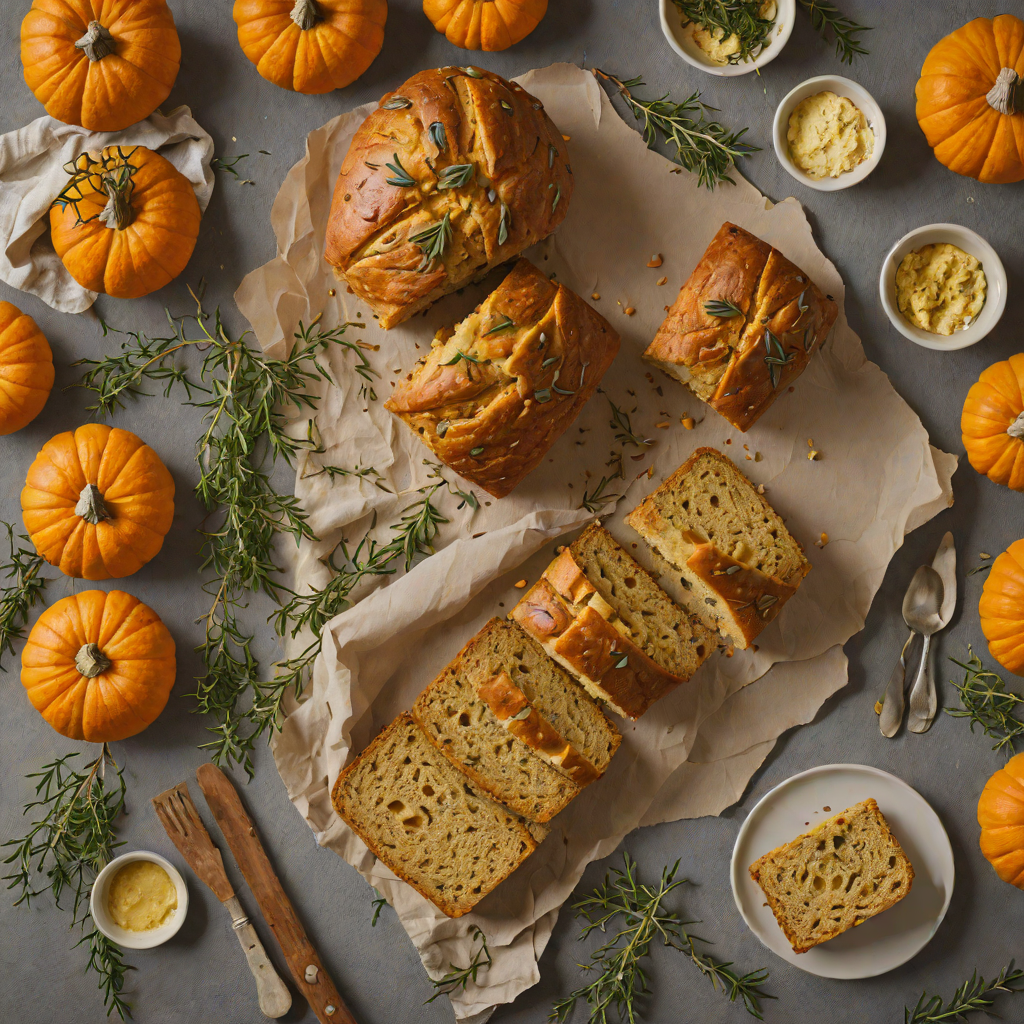 Pumpkin and Thyme Damper Bread
