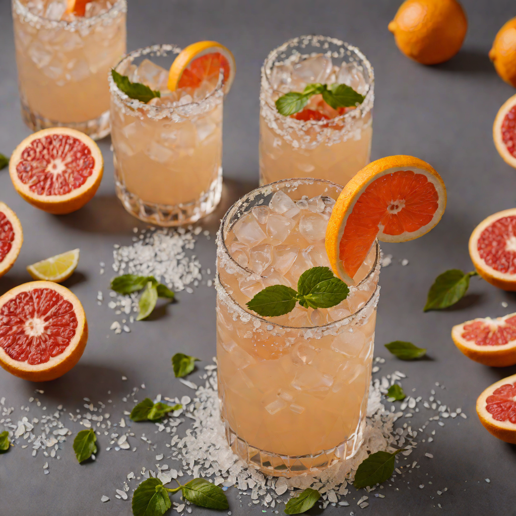 Muddled Tequila Paloma with Grapefruit and Salt