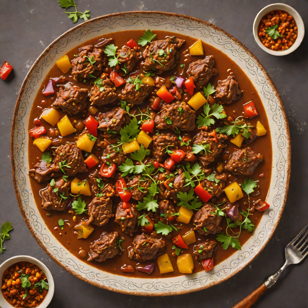 Slow-Cooked Ethiopian Lamb Tibs with Berbere