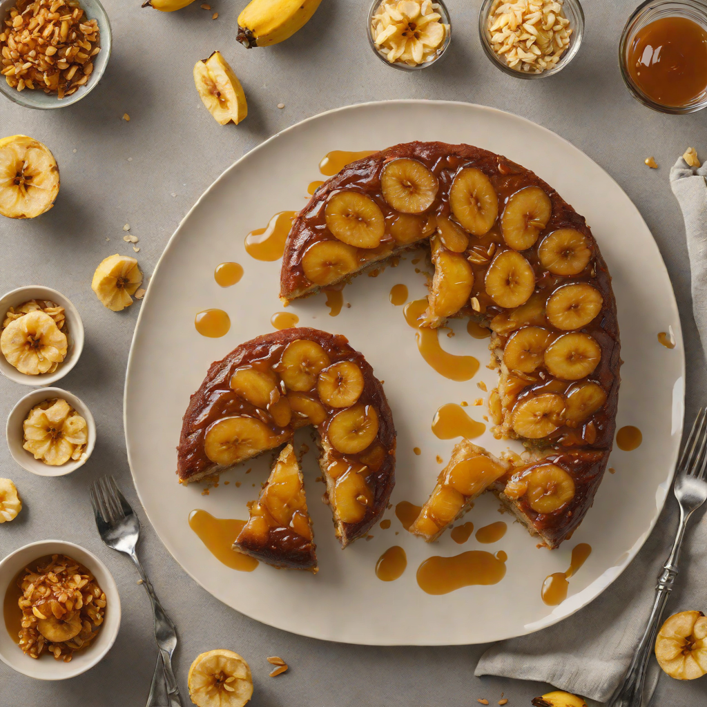Caramelized Banana and Rum Upside-Down Cake