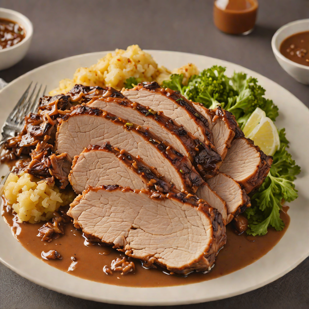 Slow-Roasted Pork Shoulder with Southern-Style Gravy