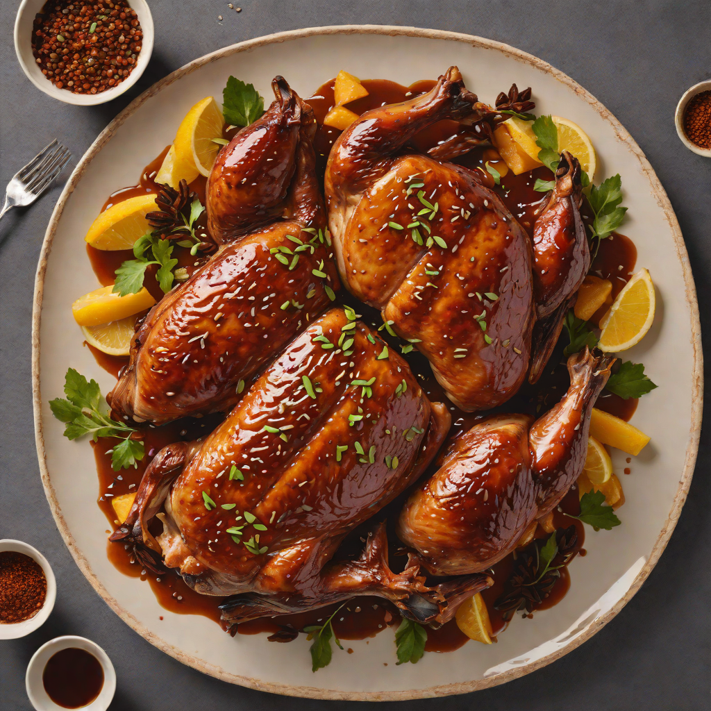 Soy-Glazed Roast Duck with Five-Spice