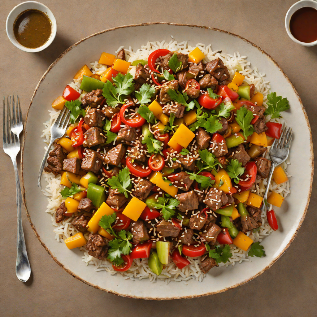 Kangaroo Stir-Fry with Bush Tomato and Wattleseed Sauce