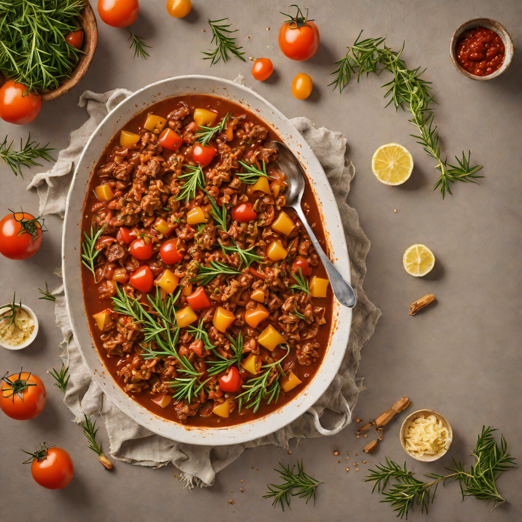 Slow-Cooked Kangaroo Ragù with Bush Tomato and Rosemary