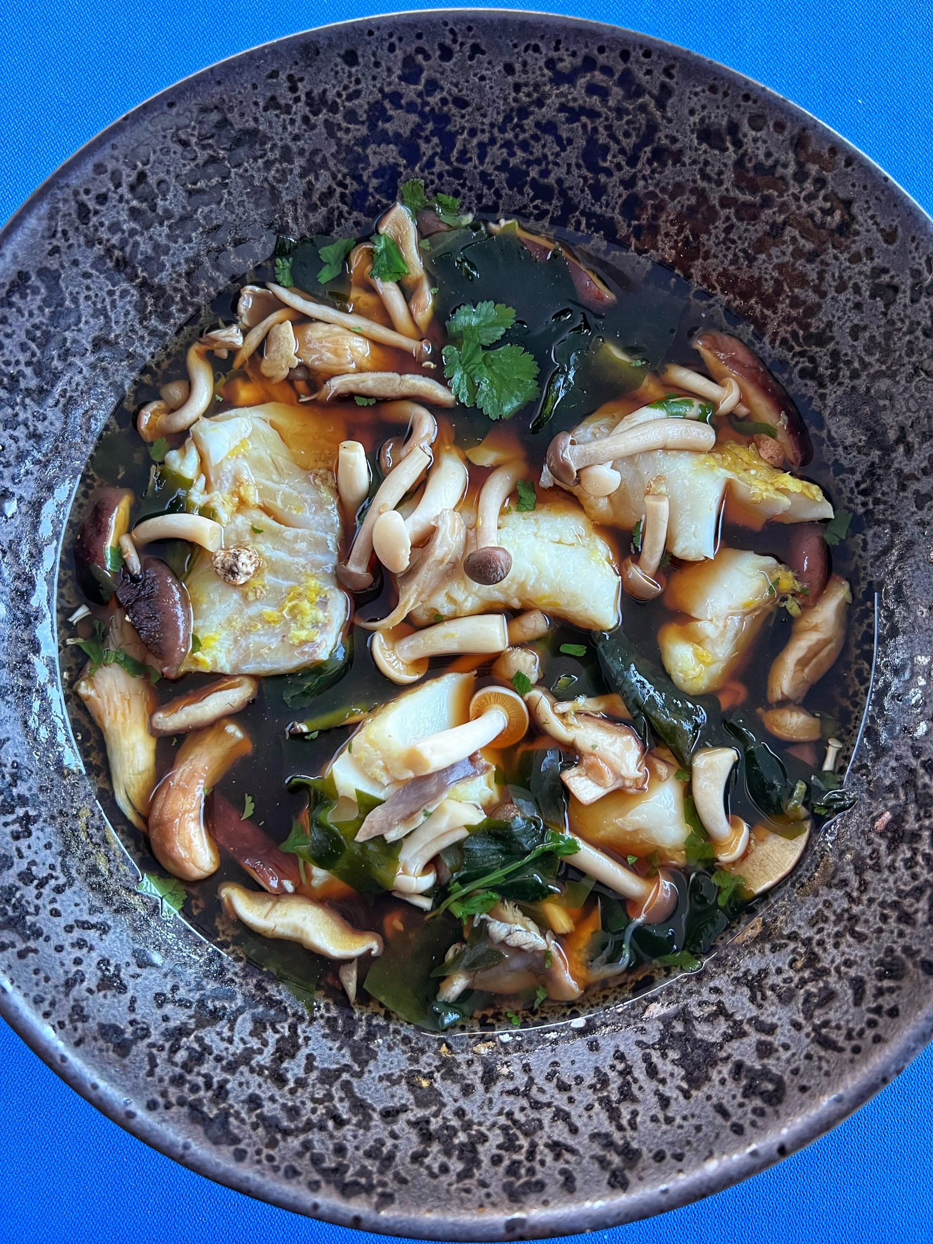 Authentic Kombu-Dashi Simmered Cod with Sake