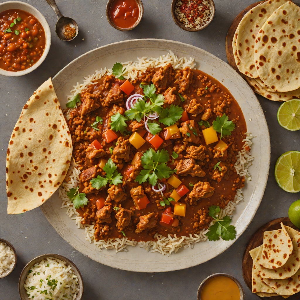 Stewed Berbere-Spiced Chicken with Injera Flatbread