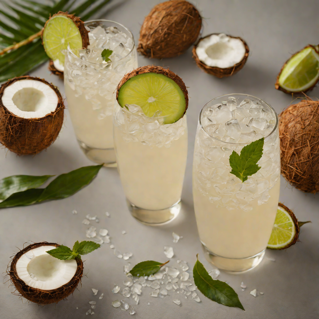 Tropical Coconut Mezcal Fizz
