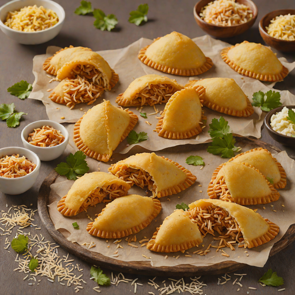 Pan-Fried Venezuelan Cornmeal Empanadas with Shredded Chicken