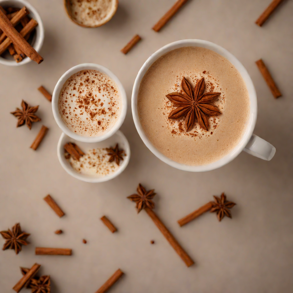 Spiced Cinnamon Chai Latte with Cardamom