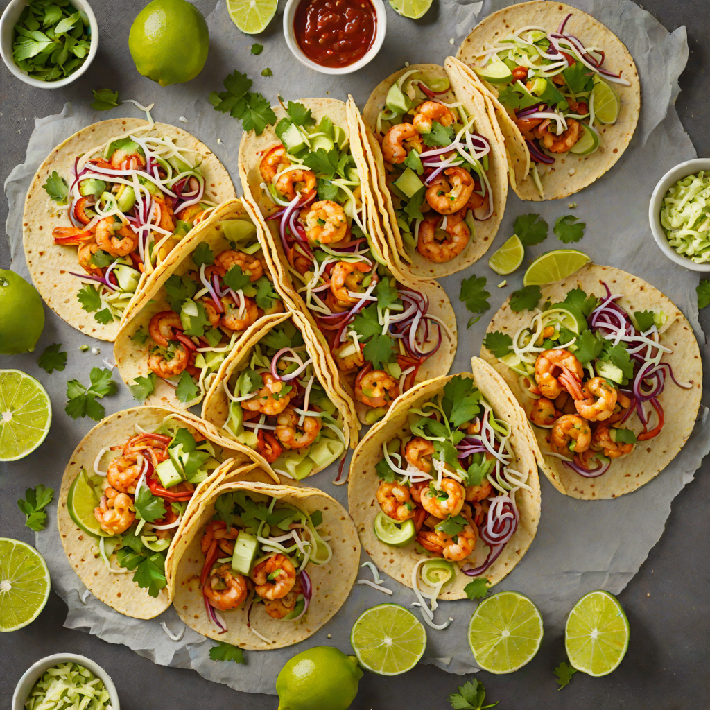 Chili-Lime Shrimp Tacos with Cilantro Slaw
