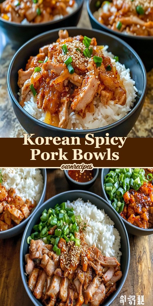 Pan-Seared Korean Spicy Pork with Sesame and Scallions