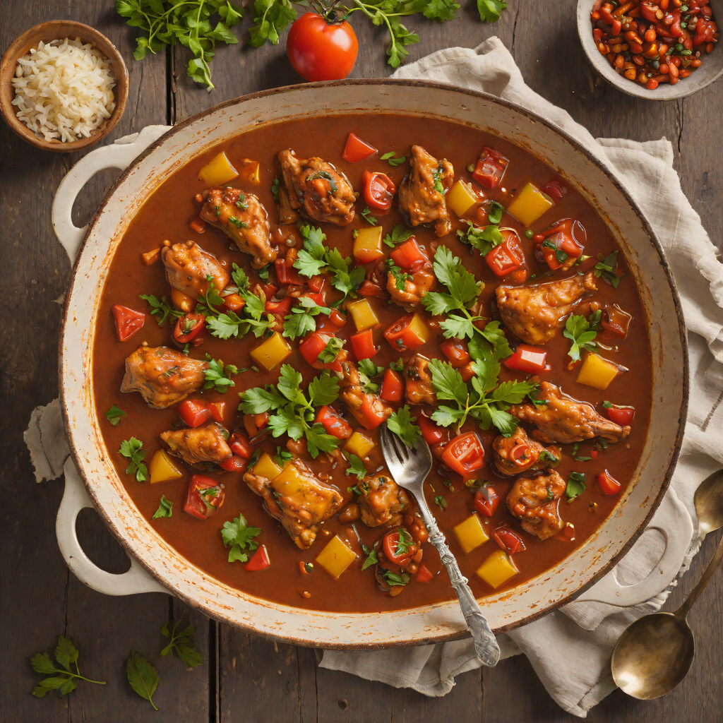 Berbere-Spiced Chicken Stew with Tomato and Berbere
