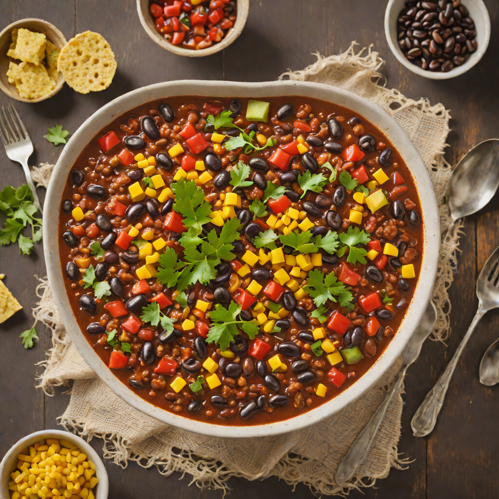 Regional Southwest Vegetable Chili with Black Beans
