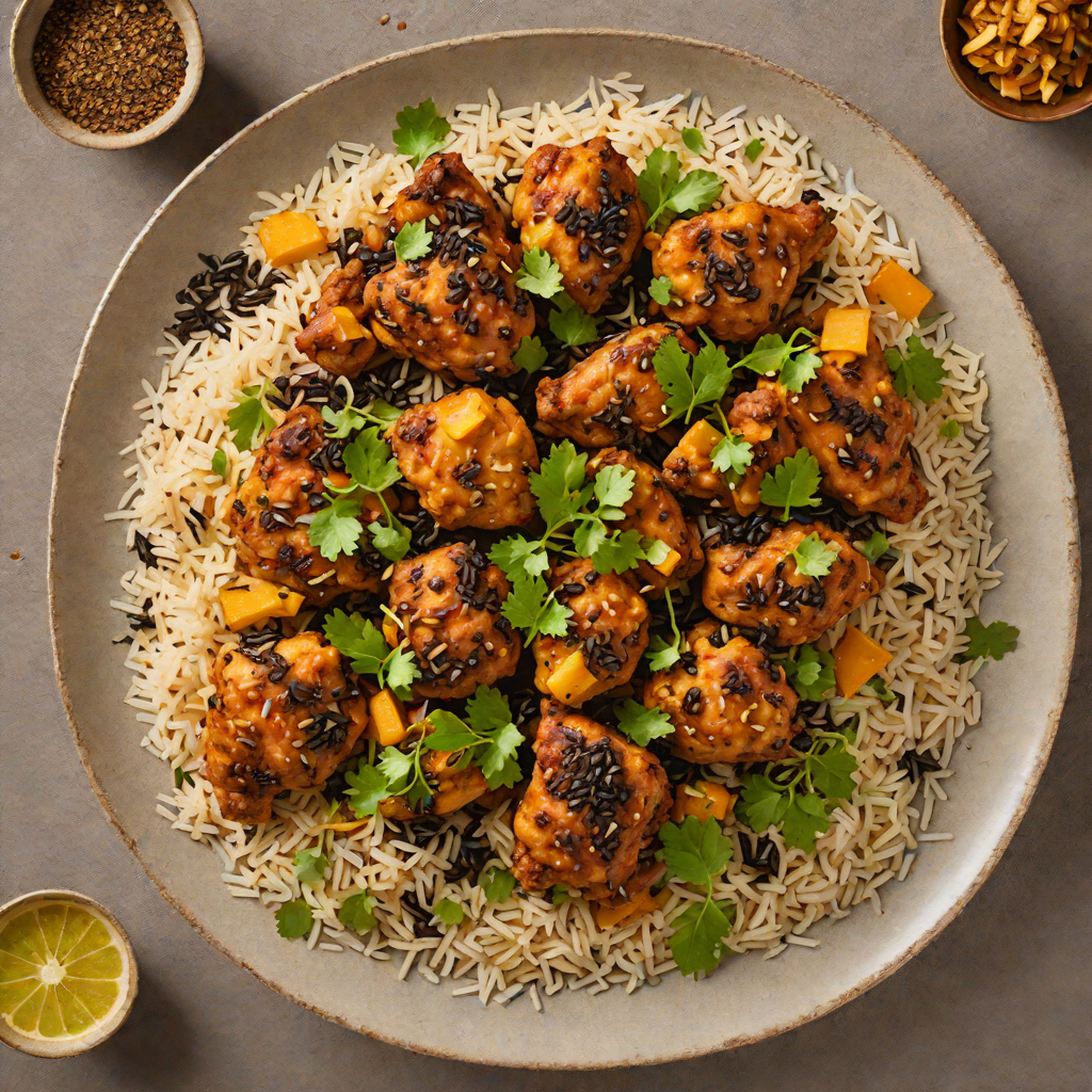 Goan Spiced Chicken Xacuti with Toasted Coconut and Poppy Seeds