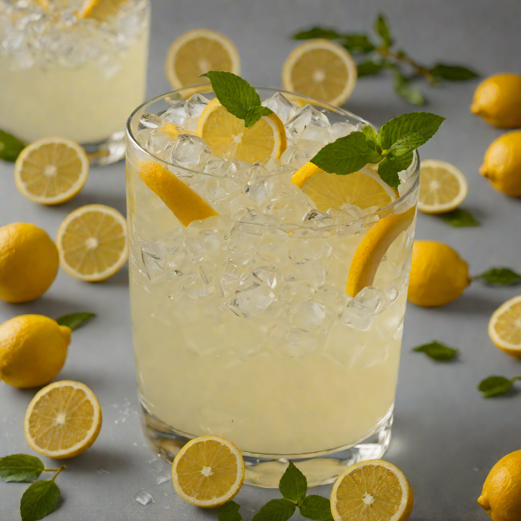Citrus-Frosted Vodka Collins